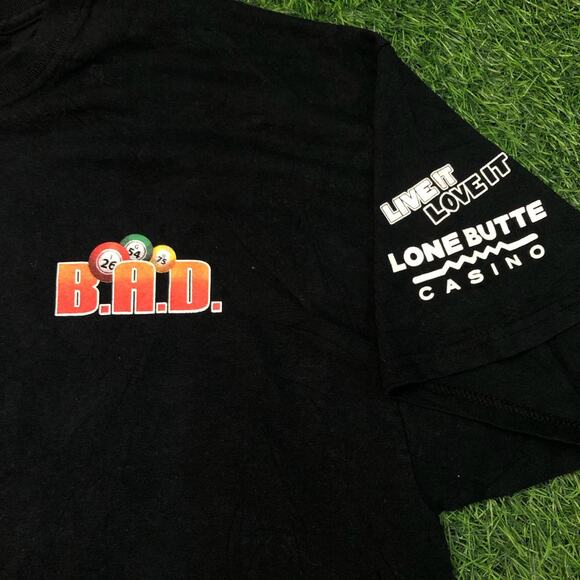 Black ‘B.A.D.’ Bingo After Dark Graphic Tee - Picture 3 of 5